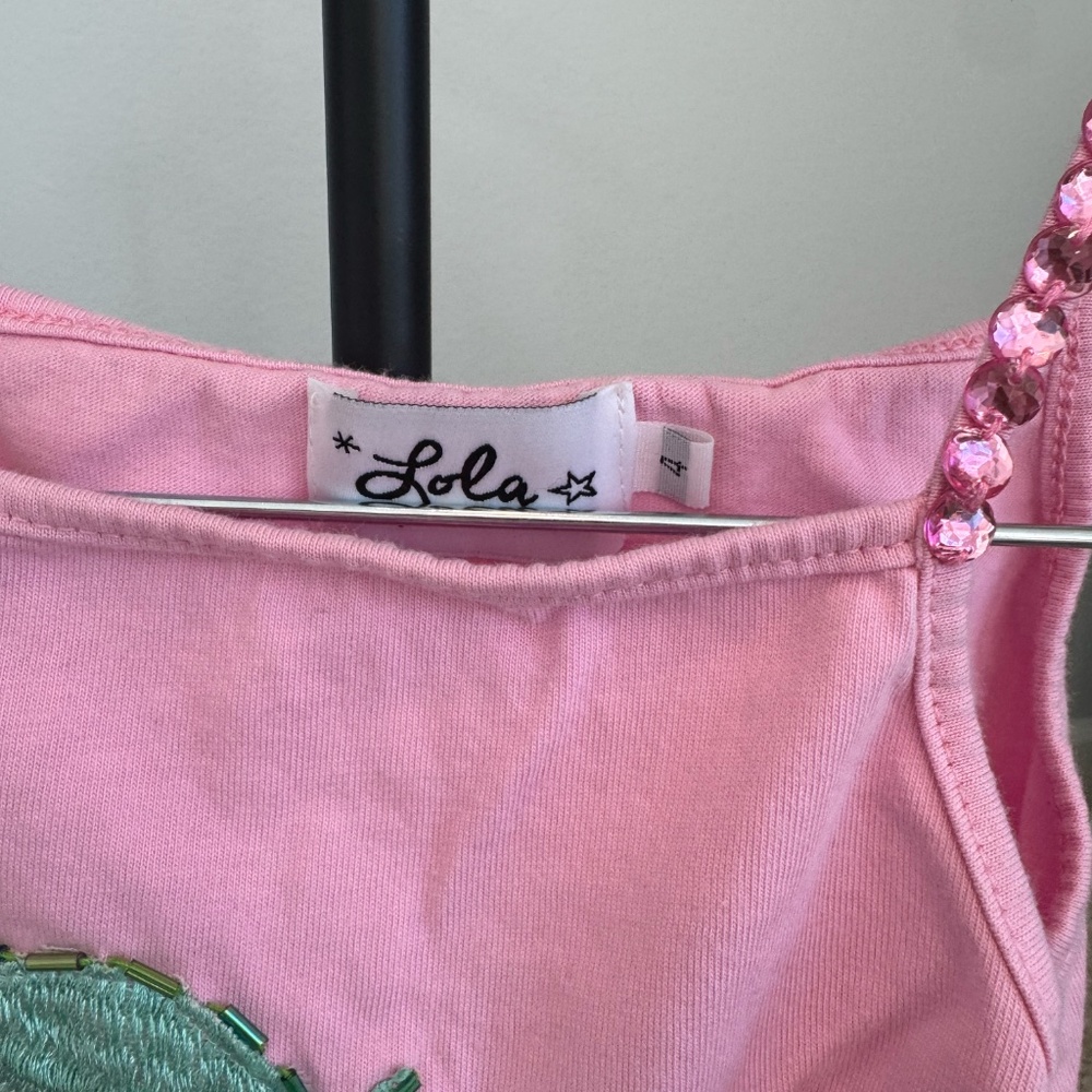 Lola + the Boys GEM CHERRY TANK size 4 - Picture 5 of 5